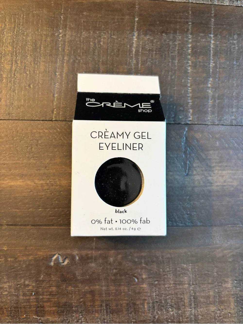The Crème Shop Black Creamy Gel Eyeliner - Intense Black